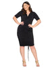 Clara Ruched Midi Dress - thumbnail