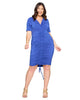 Clara Ruched Midi Dress - thumbnail