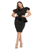 Calista Peplum Dress - thumbnail