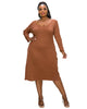Millie Rib Midi Dress - thumbnail