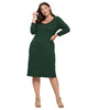 Millie Rib Midi Dress - thumbnail