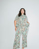 Jacquard Floral Ruffle Top - thumbnail