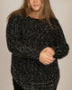 Elodie Mix Ribbed Knit Mix Sweater - thumbnail