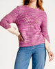 Winter Warmth Sweater in Pink Multi - thumbnail