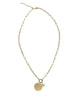 Treasure Paperclip Layering Charm Necklace - thumbnail