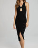 Balboa Midi Dress In Black Onyx - thumbnail