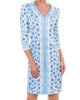Border Town Dress In Wildcat Light Blue - thumbnail