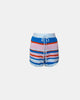 Ivy Knit Shorts In Blue Stripes - thumbnail