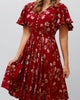 Carmen Short Dress Fit & Flare Angel Sleeves - thumbnail