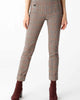 Belllamy Plaid Pant In Plaid Brown - thumbnail