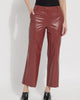 Aimee Vegan Leather Pant In Auburn - thumbnail