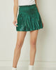 A Little Shimmer Shorts In Hunter Green - thumbnail