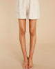 Adeyln Tailored Shorts In Natural - thumbnail