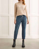 Audrey Tapered Ankle Jogger In Denim - thumbnail