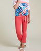 Audrey Straight Leg W/ Slit Pant In Melon Paint - thumbnail
