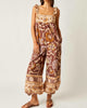 Bali Albright Jumpsuit In Coffee Combo - thumbnail