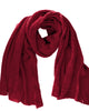 Air Wrap Scarf In Burgundy - thumbnail