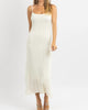 Archive Knit Maxi Dress In White - thumbnail