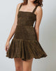 Aitana Mini Dress In Gold - thumbnail