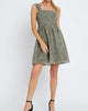 Ariana Dress In Olive Slither - thumbnail