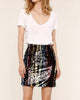 Dean Sequin Skirt In Multi - thumbnail