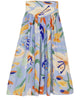 Clavel Skirt Jaleo Celeste In Light Blue Multi - thumbnail