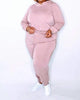 Casual Jogger Set In Mauve - thumbnail