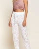 Cozy It Up Leopard Pants In Pink/White - thumbnail