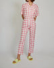 Birdie Pant In Pink Tablecloth - thumbnail