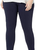 Center Seam Ponte Legging In Midnight - thumbnail