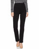 Denim Straight Leg Pant In Black - thumbnail