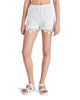 Carolyn Crochet Short In Optic White - thumbnail