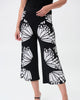Butterfly Motif Pant In Black/Beige/Cream - thumbnail