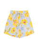 Cabana Shorts In Blue Peonies - thumbnail