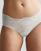 Butter + Lace Hipster Panty In White - thumbnail
