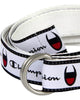 Cadet D Ring Belt In White - thumbnail