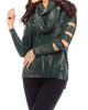 Bleached Infinity Scarf In Hunter - thumbnail