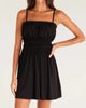 Easy Sunday Dress In Black - thumbnail