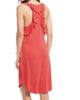 Cool Jersey Ruffle Racer Back Shirttail Mini Dress In Lollipop - thumbnail