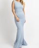 Bow Back Maxi Dress In Blue - thumbnail