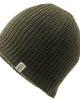 Cardigan Knit Beanie In Olive - thumbnail