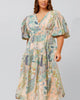 Lorenza Midi Dress Patchwork Perfection Green - thumbnail