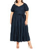Breanna Puff Sleeve Maxi - thumbnail