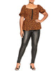 Quirky Peplum Top - thumbnail