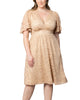 Starry Sequined Lace Cocktail Dress - thumbnail