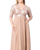 Paris Pleated Sequin Gown - thumbnail