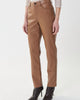 Faux Leather Trouser In Nutmeg - thumbnail
