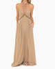 Esme Jumpsuit In Beige - thumbnail