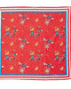 Flower Patch Bandana Scarf In Red - thumbnail