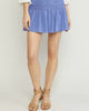 Fun Times Skirt In Blue Denim - thumbnail